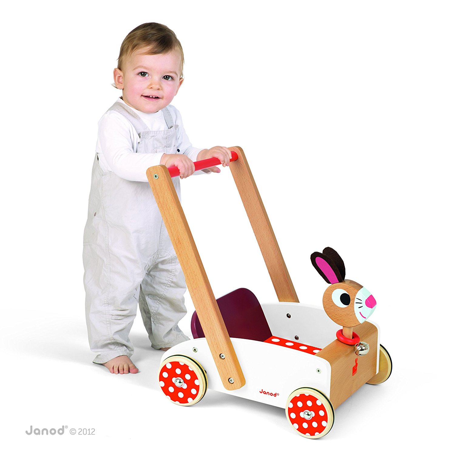 Correpasillos para bebe - Correpasillos y caminador de madera - Janod