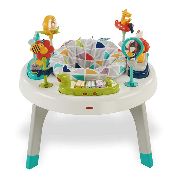 Mesa de actividades para bebé con asiento giratorio de Fisher-Price -  chicBebits