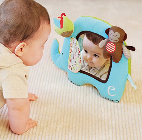 Espejo de suelo para bebé acolchado y con actividades Zoo Skip Hop -  chicBebits