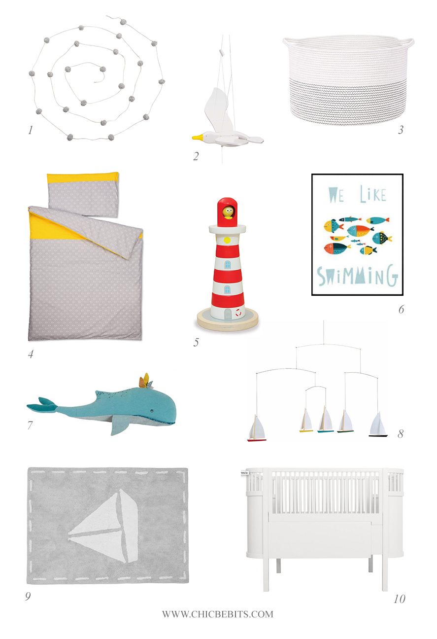 Decorar La Habitacion Del Bebe Con Un Estilo Marinero Minimalista Chicbebits